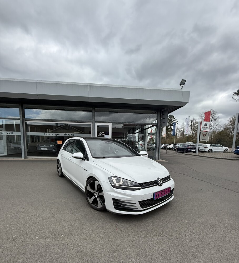 Volkswagen Golf 7 GTD blanche importée par AT Import Auto